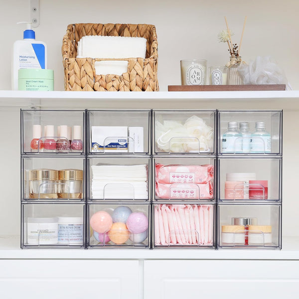 Clear Makeup Storage Drawers