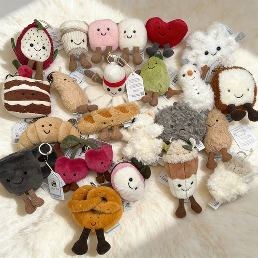 Cute Plush Charm Keychain