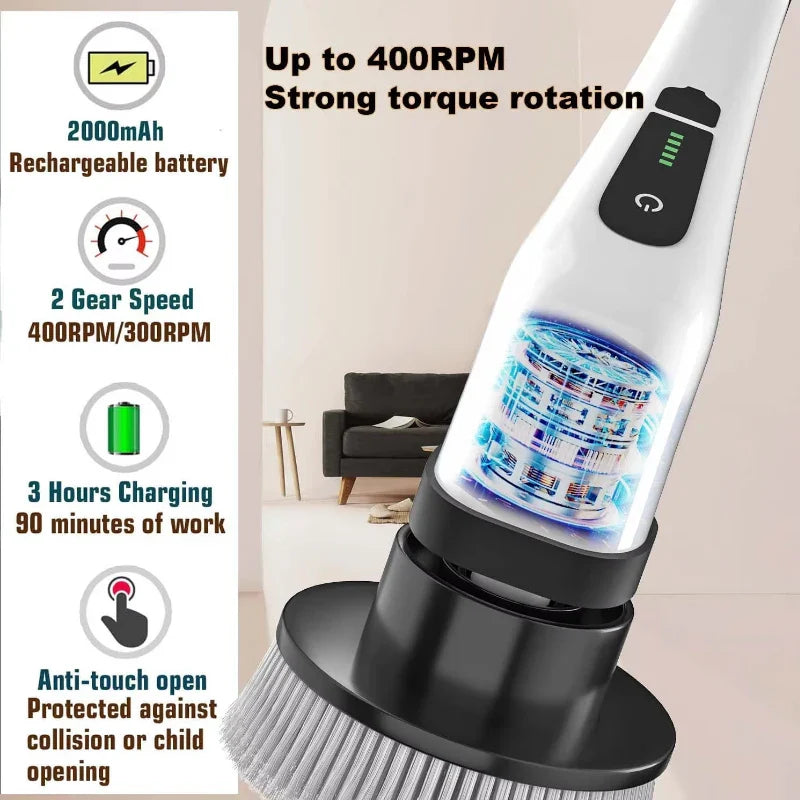Effortless Spin Scrubber